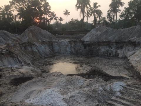 Excavation work started on 10-02-2023